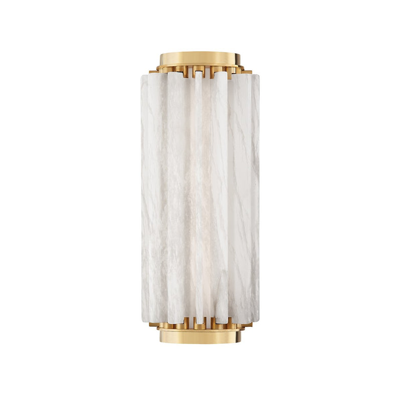 Hillside Small Wall Sconce in Aged Brass