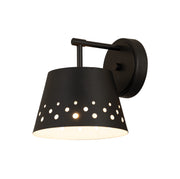 Katie 1 Light 8" Wall Sconce in Matte Black