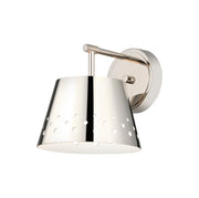 Katie 1 Light 8" Wall Sconce in Polished Nickel