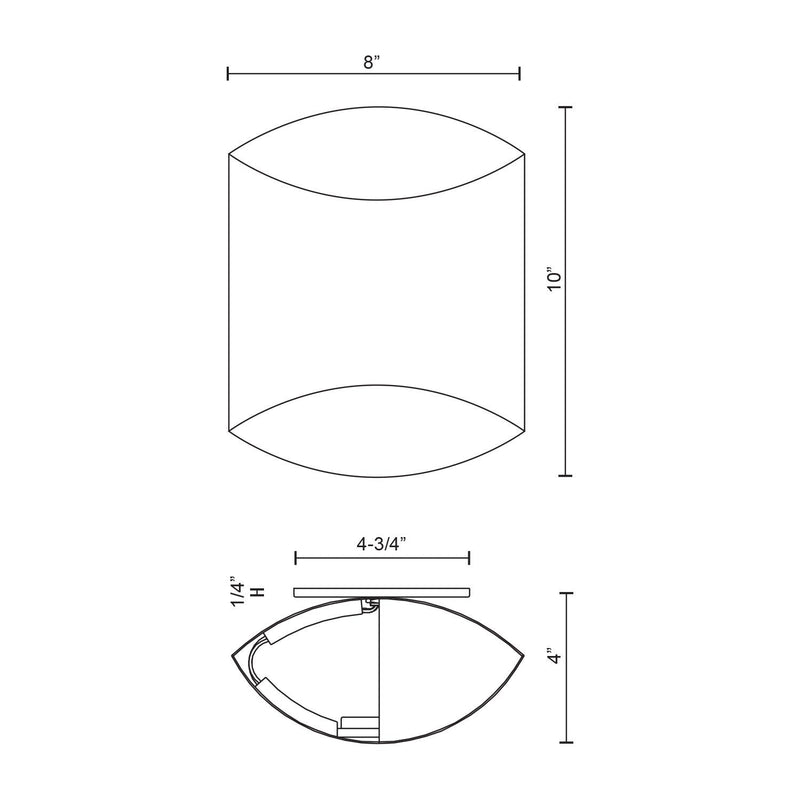 Preston 8" Wall Sconce in White