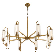 Whitmire 8 Light Chandelier in Brushed Brass
