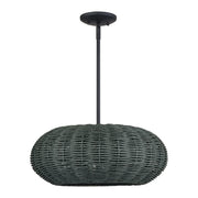 Deluna 3-Light Chandelier in Black