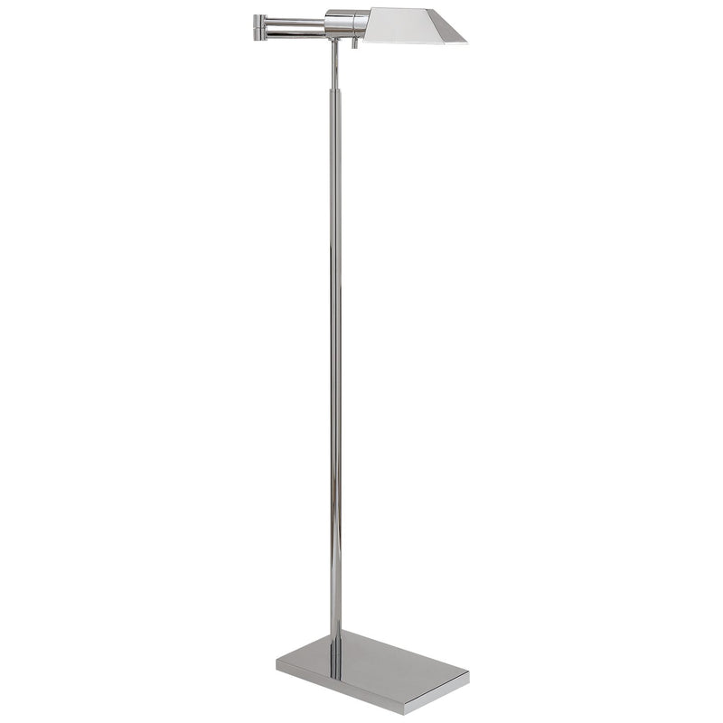 Studio Swing Arm Floor Lamp in Polished Nickel