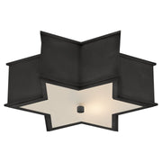 Sophia 17" 3-Light Flush Mount in Gun Metal