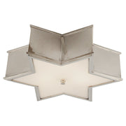 Sophia 17" 3-Light Flush Mount in Polished Nickel