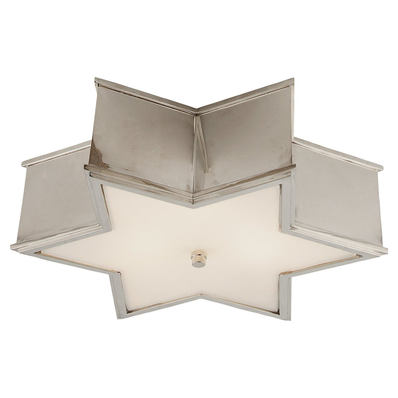 Sophia 17" 3-Light Flush Mount in Polished Nickel