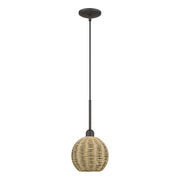 Summervine Mini Globe Pendant in Bronze