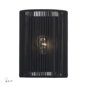 Acordia 8" Wall Sconce in Black
