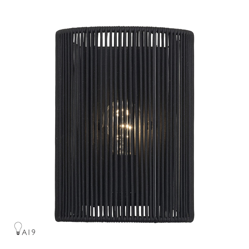 Acordia 8" Wall Sconce in Black