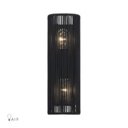 Acordia 2-Light Wall Sconce in Black