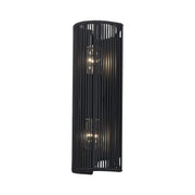Acordia 2-Light Wall Sconce in Black