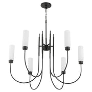 Jerome 6 Light Chandelier in Matte Black
