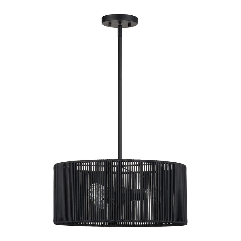 Acordia 3-Light Chandelier in Black
