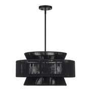 Florell 5-Light Chandelier in Black