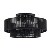 Acordia 4-Light Extra Large Semi-Flush Mount in Black