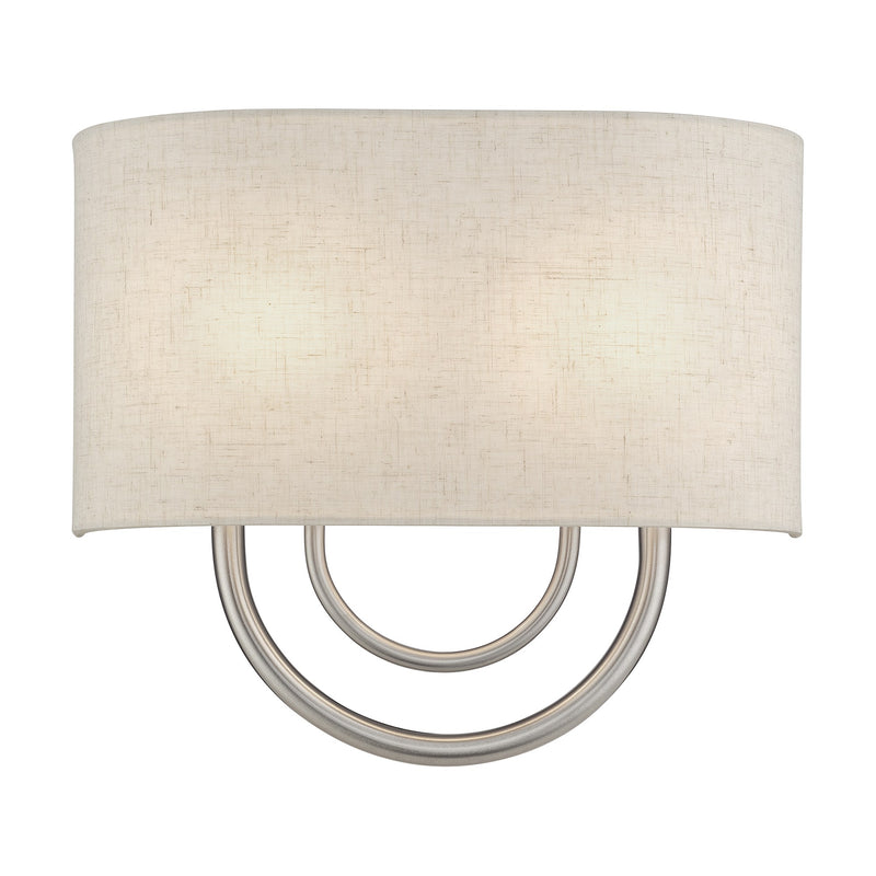 Stratton 2-Light 13" ADA Wall Sconce in Brushed Nickel