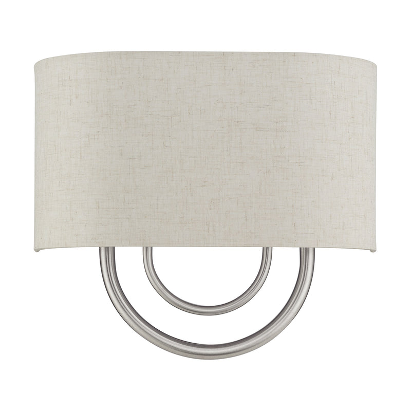 Stratton 2-Light 13" ADA Wall Sconce in Brushed Nickel
