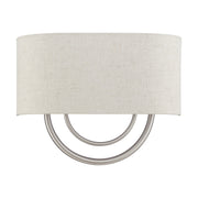 Stratton 2-Light 15" ADA Wall Sconce in Brushed Nickel