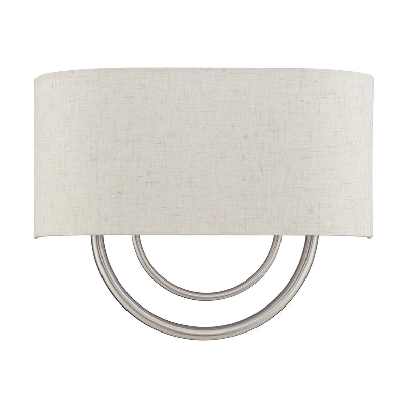 Stratton 2-Light 15" ADA Wall Sconce in Brushed Nickel
