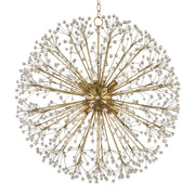 Dunkirk 10-Light Chandelier in Aged Brass
