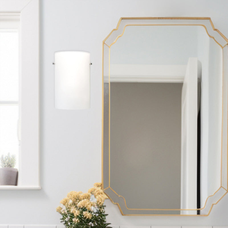 Hudson 9" Wall Sconce in Opal Glass