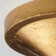 Gabriel 8 Light Chandelier in Gold Leaf