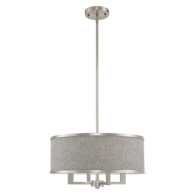 Park Ridge 4-Light Chandelier in Brushed Nickel
