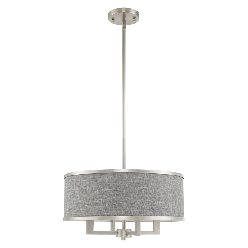 Park Ridge 4-Light Chandelier in Brushed Nickel
