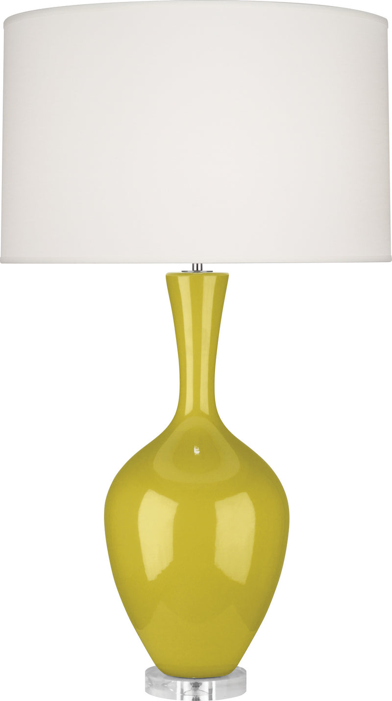 Audrey Table Lamp with Fondine Fabric Shade - Lamps Expo