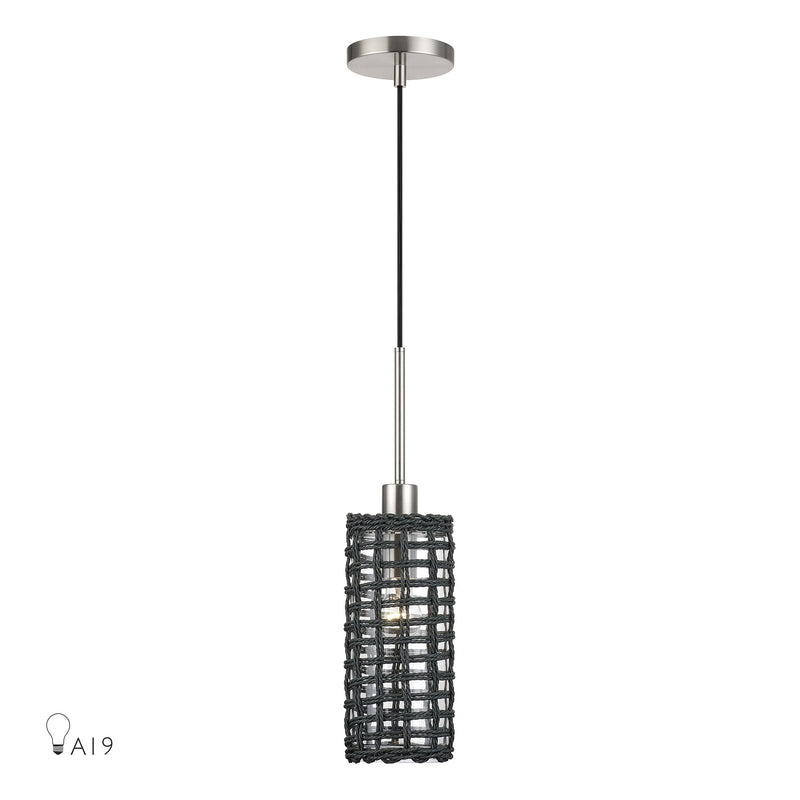 Twinewell Mini Pendant in Brushed Nickel
