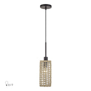 Twinewell Mini Pendant in Bronze