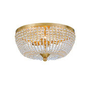 Rylee 4 Light 18.5" Flush Mount in Antique Gold