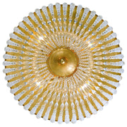 Rylee 4 Light 18.5" Flush Mount in Antique Gold