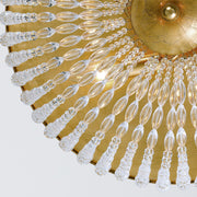 Rylee 4 Light 18.5" Flush Mount in Antique Gold
