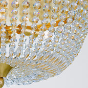 Rylee 4 Light 18.5" Flush Mount in Antique Gold