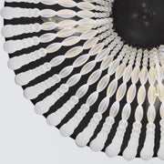 Rylee 4 Light 18.5" Flush Mount in Matte Black