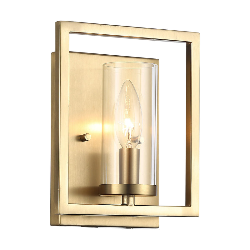 Marco Wall Sconce in Brushed Champagne Brass