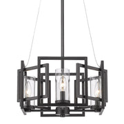 Marco 4-Light Chandelier in Matte Black