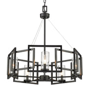 Marco 5-Light Chandelier in Matte Black