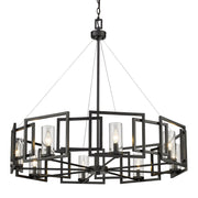Marco 8-Light Chandelier in Matte Black