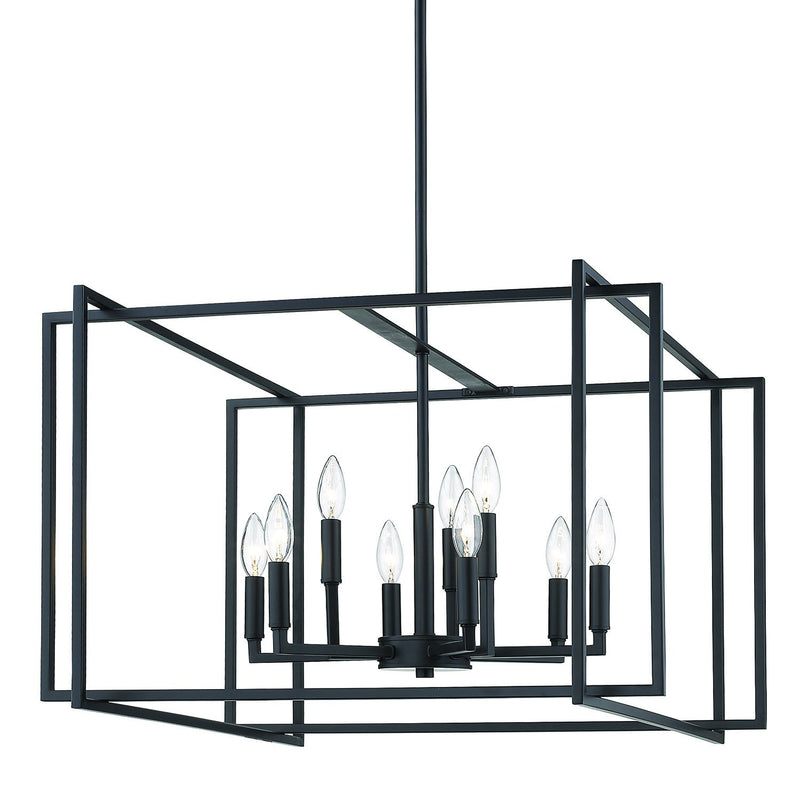 Tribeca 9-Light Chandelier in Matte Black
