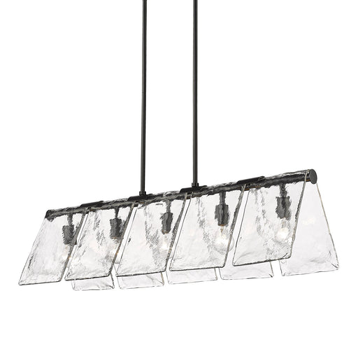 Serenity 5-Light Linear Pendant in Matte Black