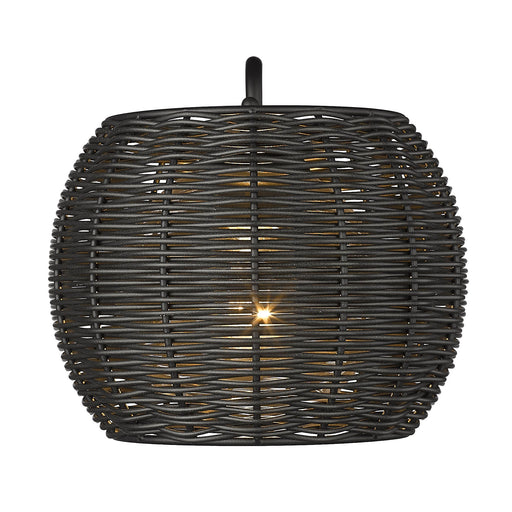 Vail Outdoor Wall Sconce in Natural Black