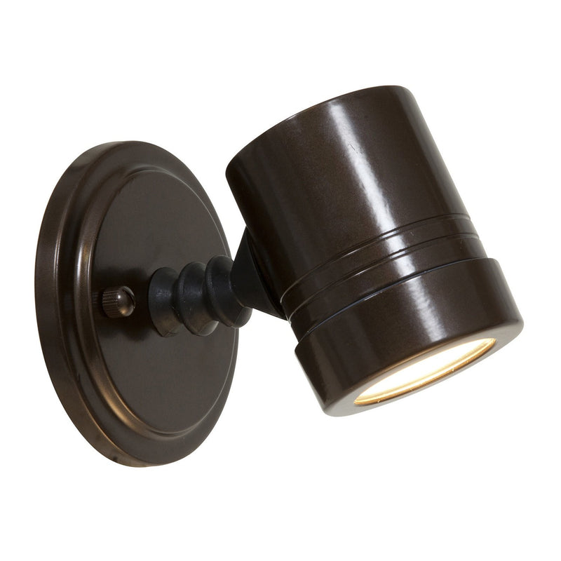 Myra Adjustable Spotlight Outdoor Wall Sconce in Bronze