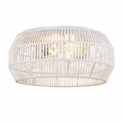 Marlee 2-Light Flush Mount in Matte White