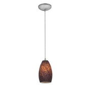 Champagne Cable Mini Pendant in Brushed Steel