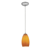Champagne Cable Mini Pendant in Brushed Steel