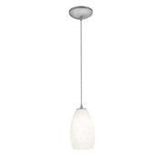 Champagne Cable Mini Pendant in Brushed Steel
