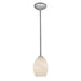 Brandy FireBird 1-Light Pendant in Brushed Steel Finish