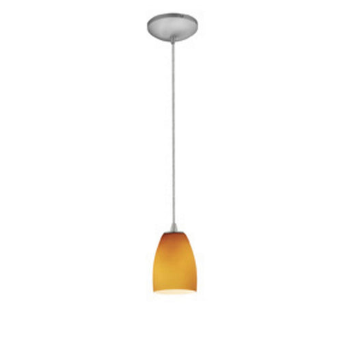 Sherry Cable Pendant in Brushed Steel